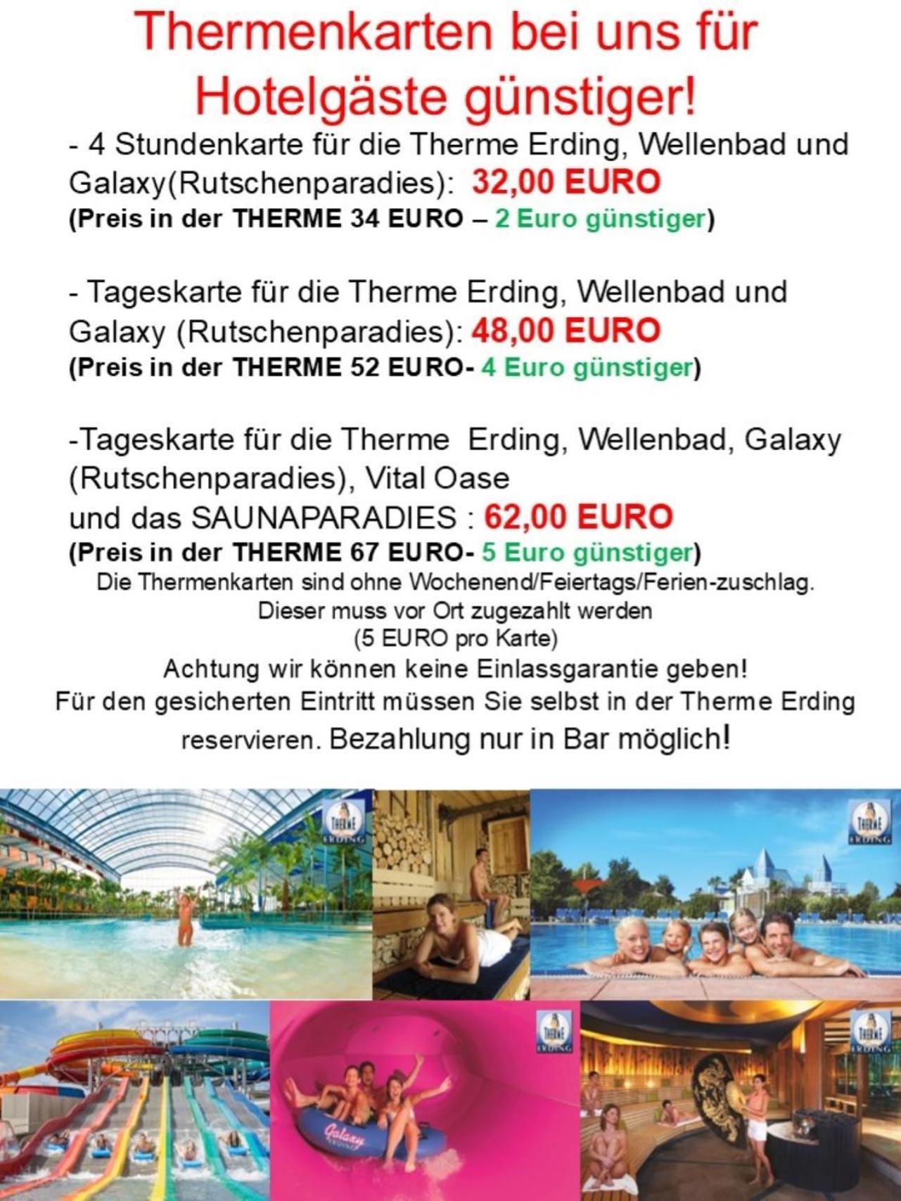 Familienhotel Nahe Der Therme Erding Eksteriør billede